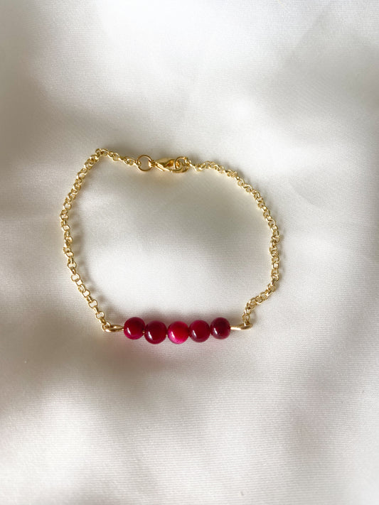 Arya Bracelet - Red