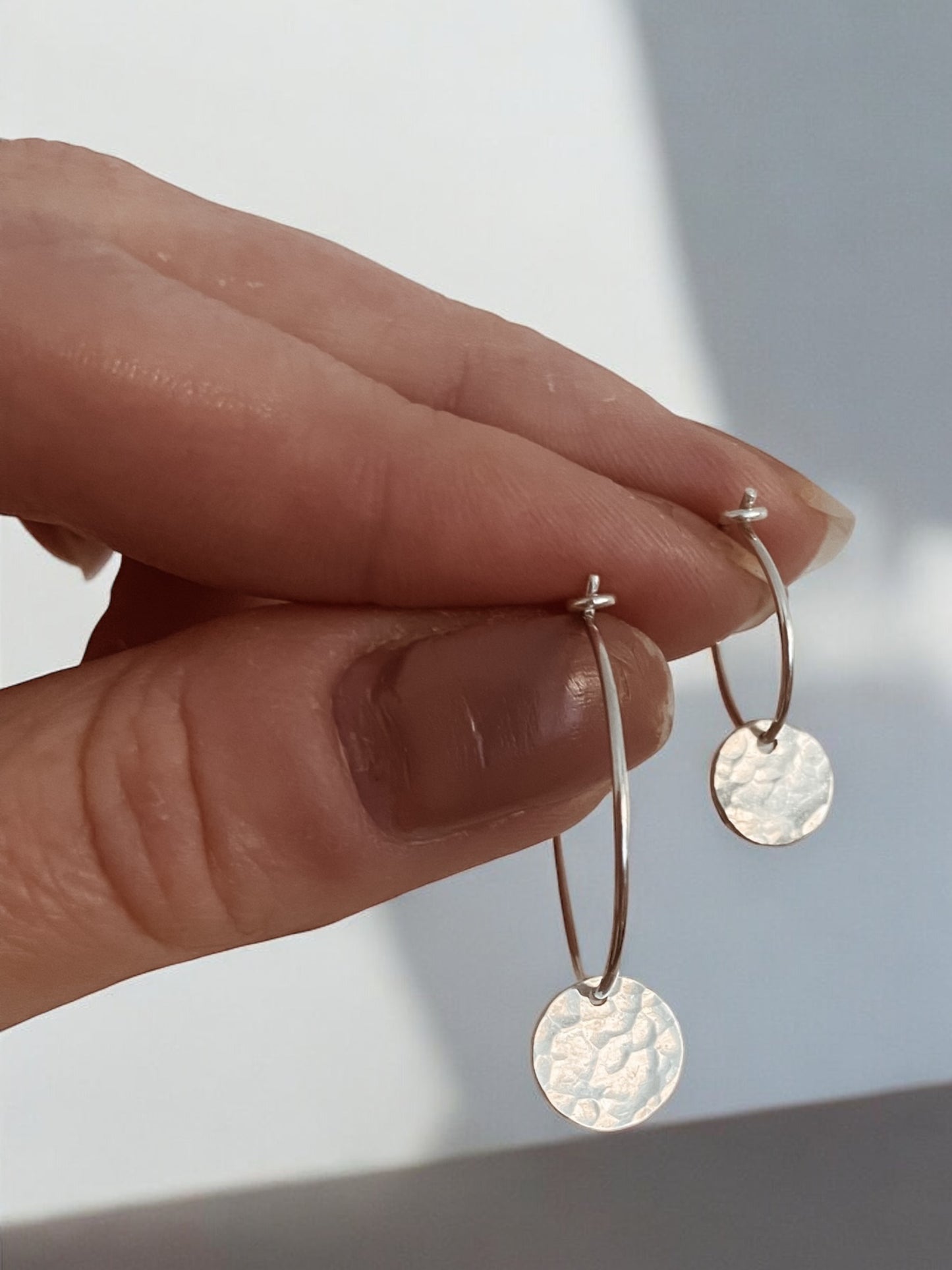 Savannah Earrings - Large disc