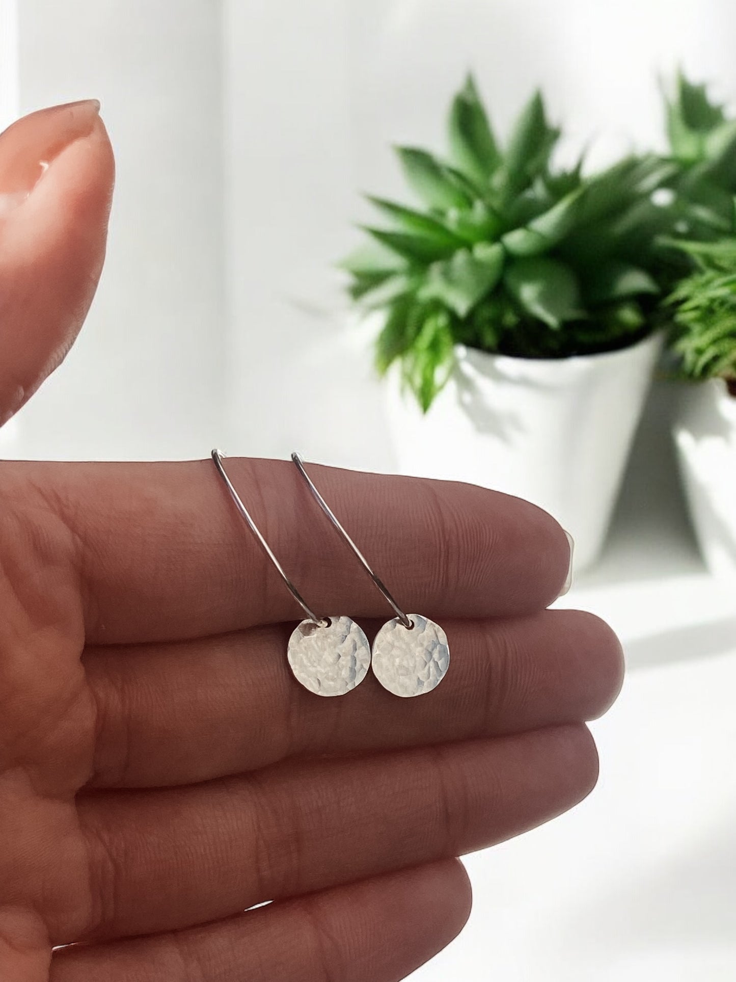 Savannah Earrings - Large disc