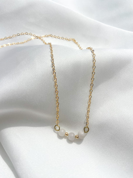 Freya Necklace - White