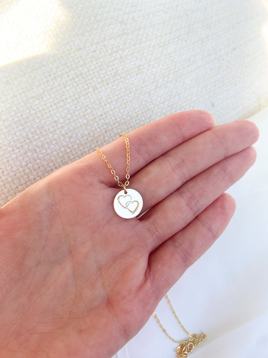 Interlocking Hearts Necklace